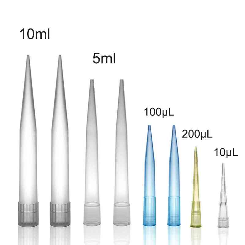 Pipette Tips 10ul 200ul 1000ul 5ml 10ml Autoclavable Laboratory Micropipette Tip Plastic Pipettes Tips Medical Supplies