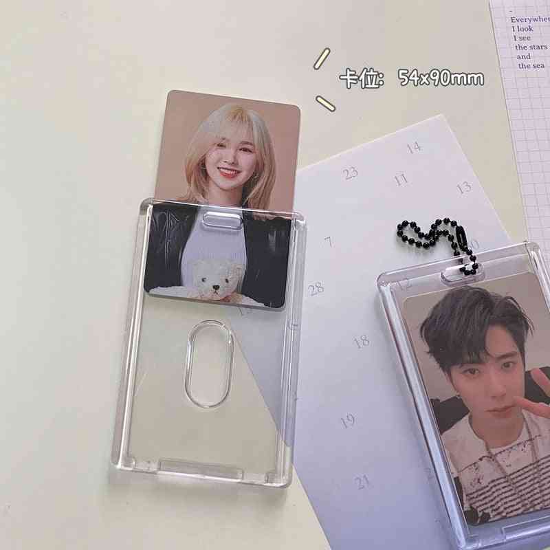 Transparent Acrylic Photo Id Protective Cover