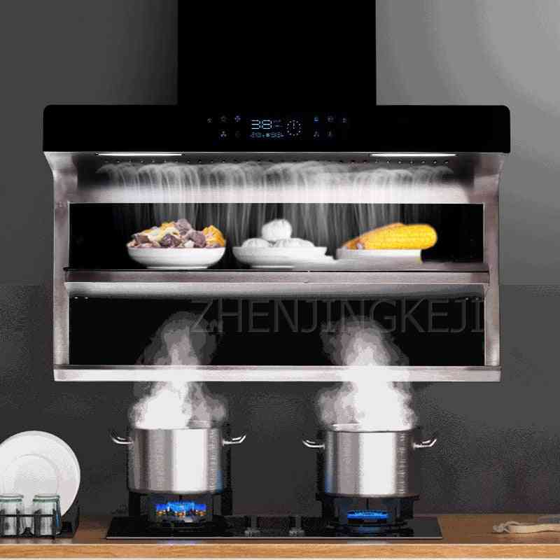 Home Range Hood Stainless Steel High Suction Automatic Wash