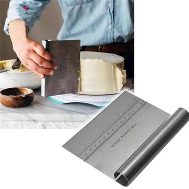 Stainless Steel Cake Scraper Pastry Cutters
