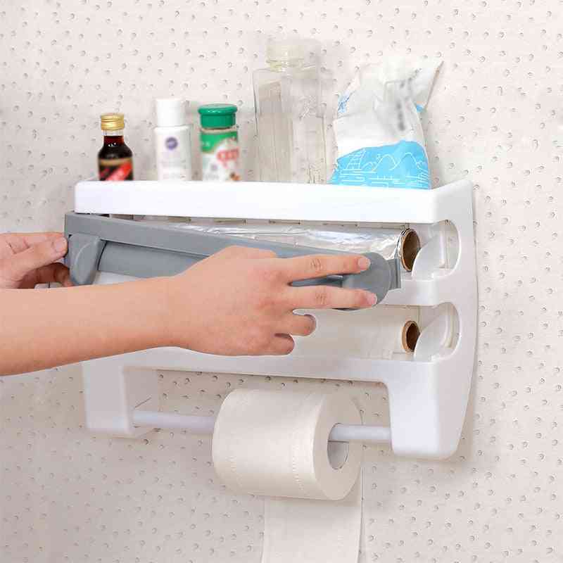 Paper Towel Holder Sauce Bottle Rack
