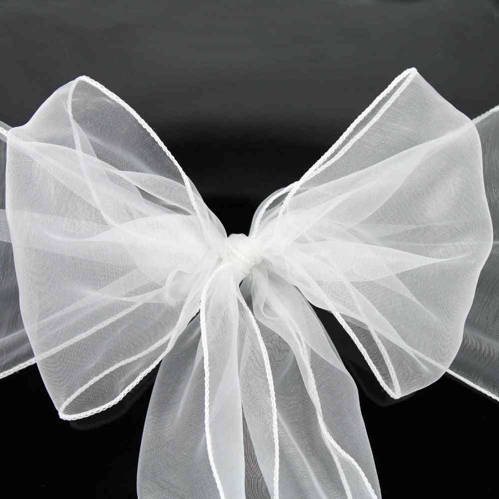 Wedding Knot Bow Decoration Chair Sashes Cover