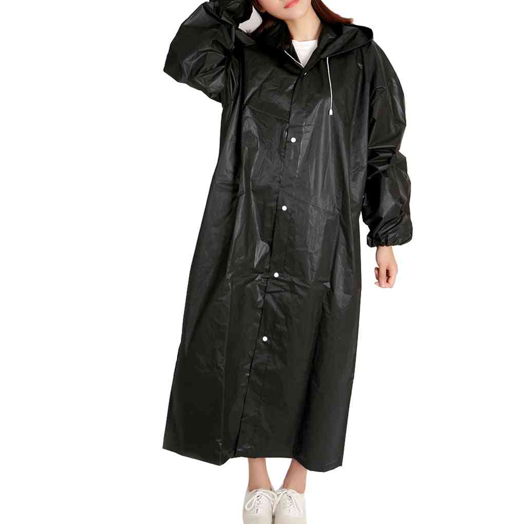 Outdoor Rainwear Hoodie Long Rain Coat