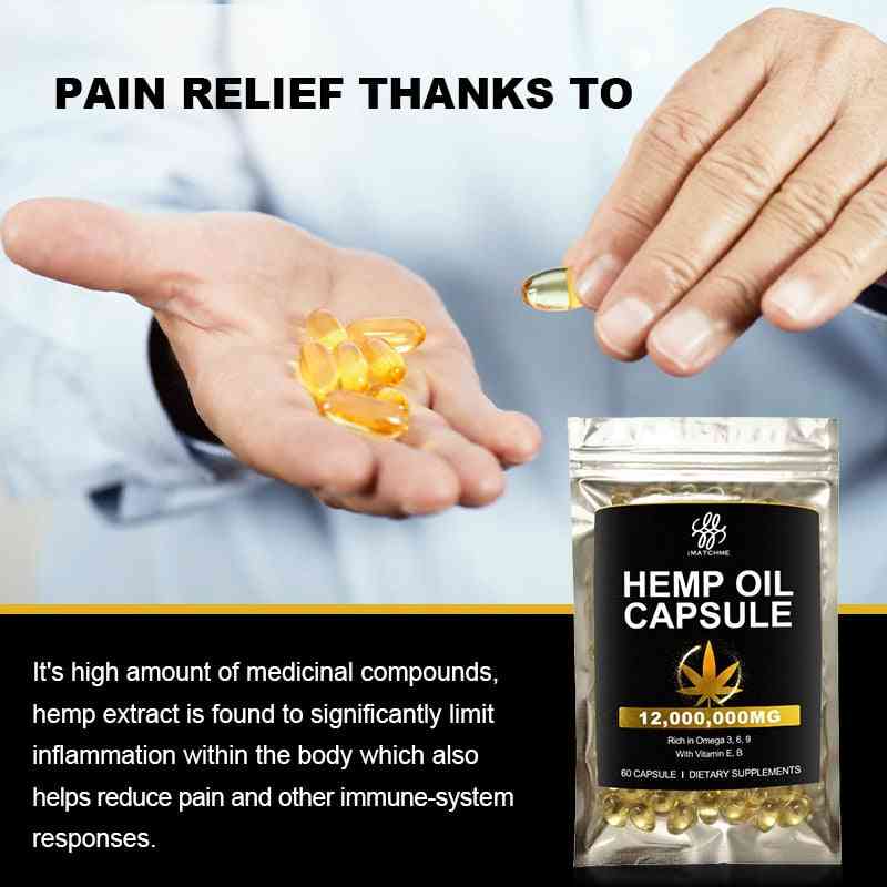 Pain Relief Capsules Relief Anxiety Stress Natural Seeds