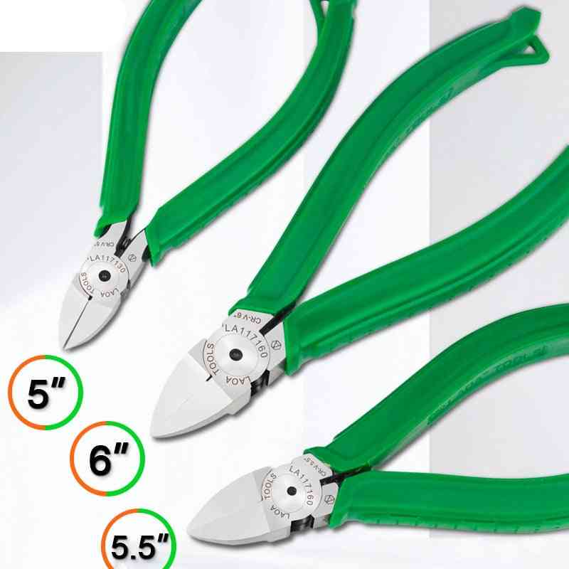 Laoa cr-v plast tang nipper smykker elektrisk ledning kabel skærer skære side klips elektriker værktøj