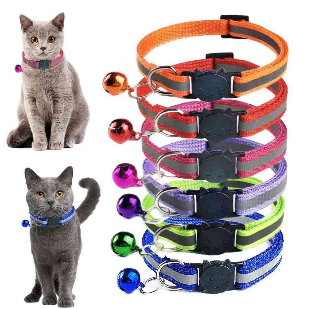 Nylon Pet Puppy Small Dog Kitten Cat Collar With Bell