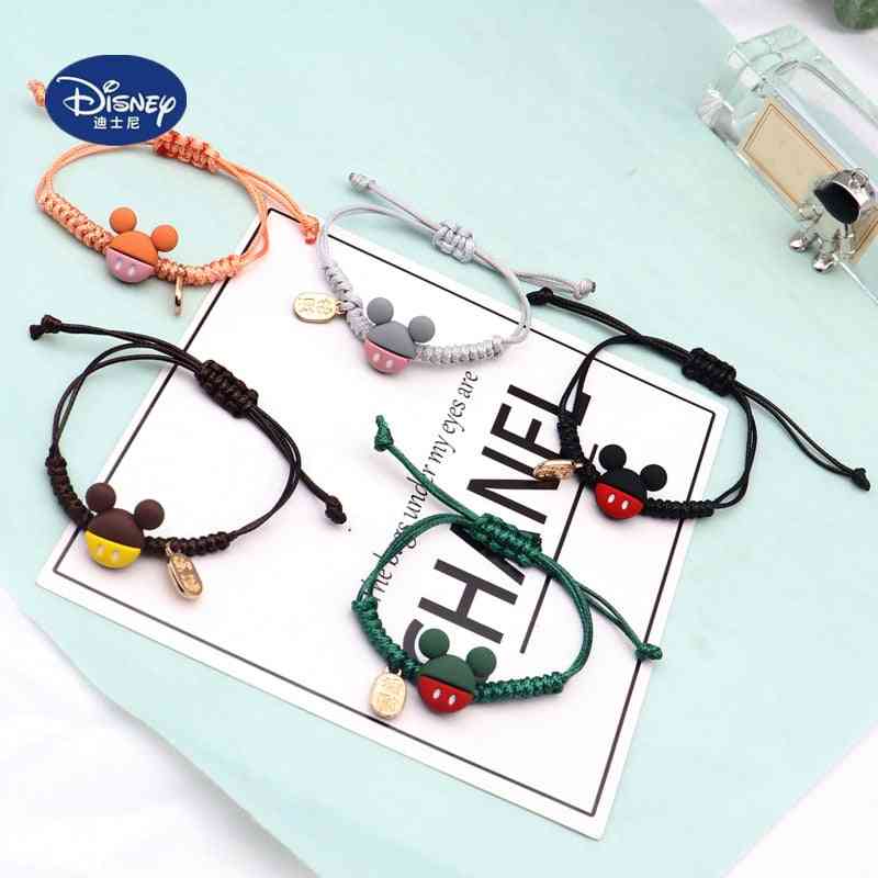 Disney Anime Mickey Hand-woven Bracelet