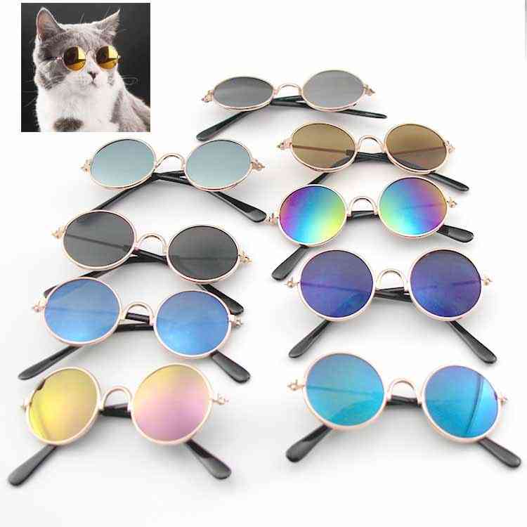 Kæledyrsprodukter dejlige vintage runde kattesolbriller