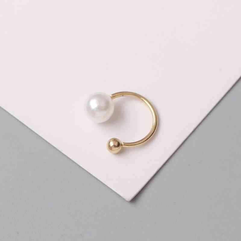 Pearl Earrings Ear Bone Ear Cuffs Jewelry