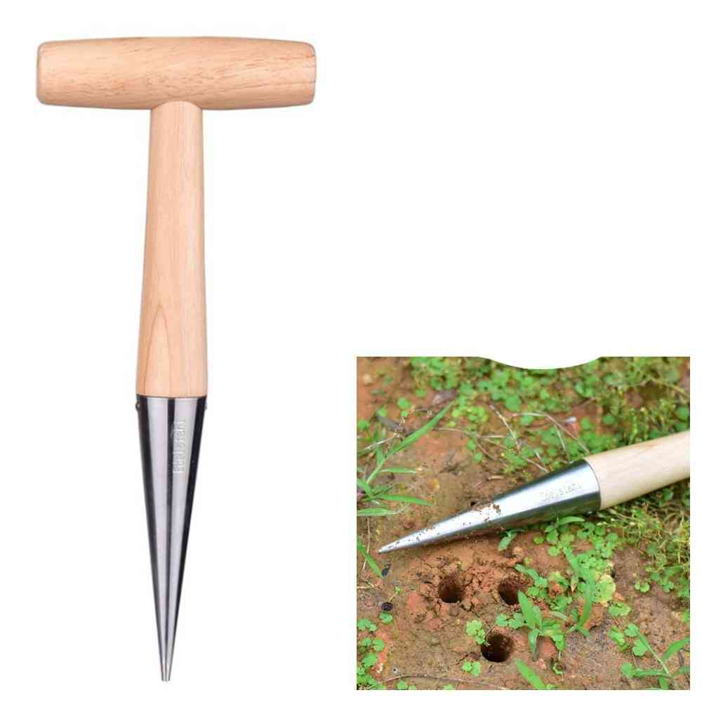 Home Gardening Wooden Tool For Plant/seeds Planting