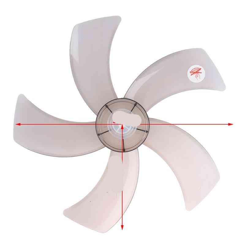 Household Plastic Fan Blade Five Leaves With Nut Cover
