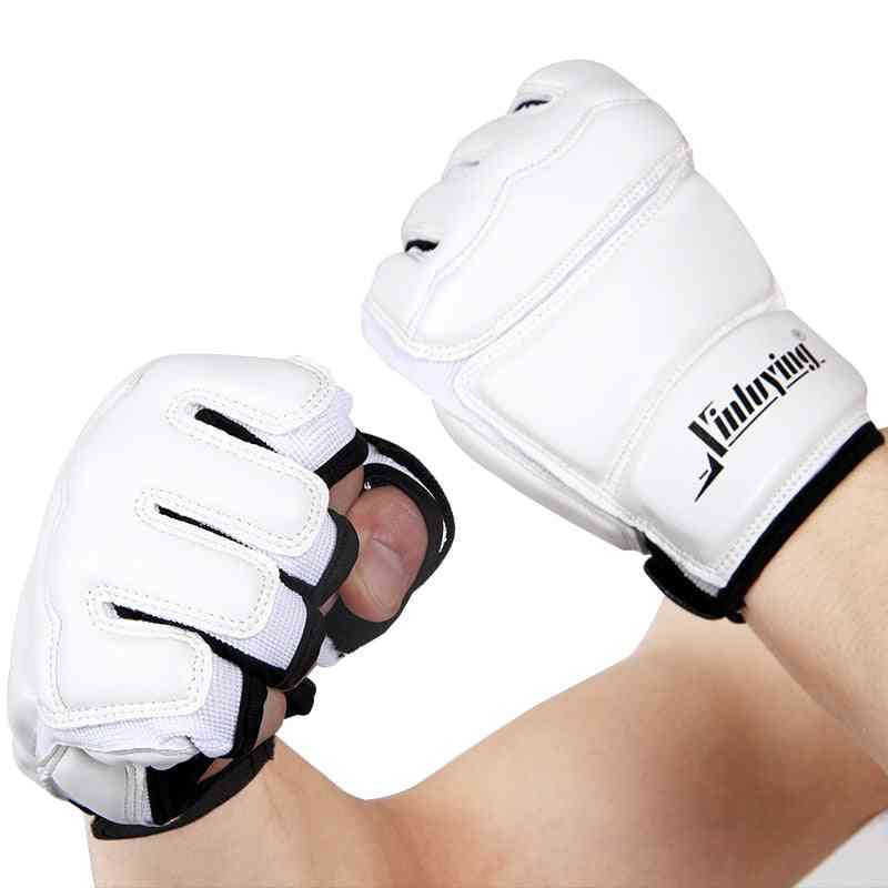 Karate Boxing Half Fingers Ski Gloves