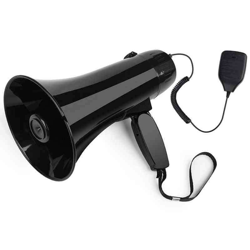 35 Watt Power Portable Megaphone Speaker Bullhorn Handheld Microphone