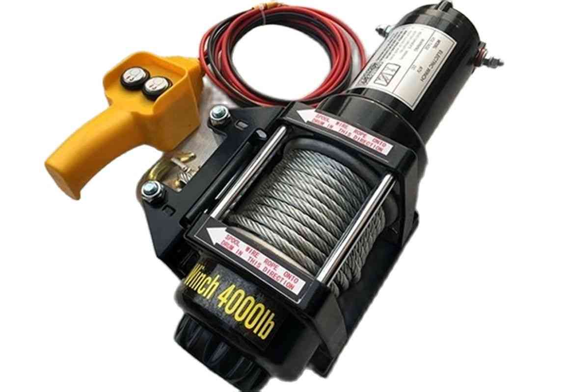12v 24v  Off-road Vehicle Winch  Electric Vehicle Self-rescue Winch