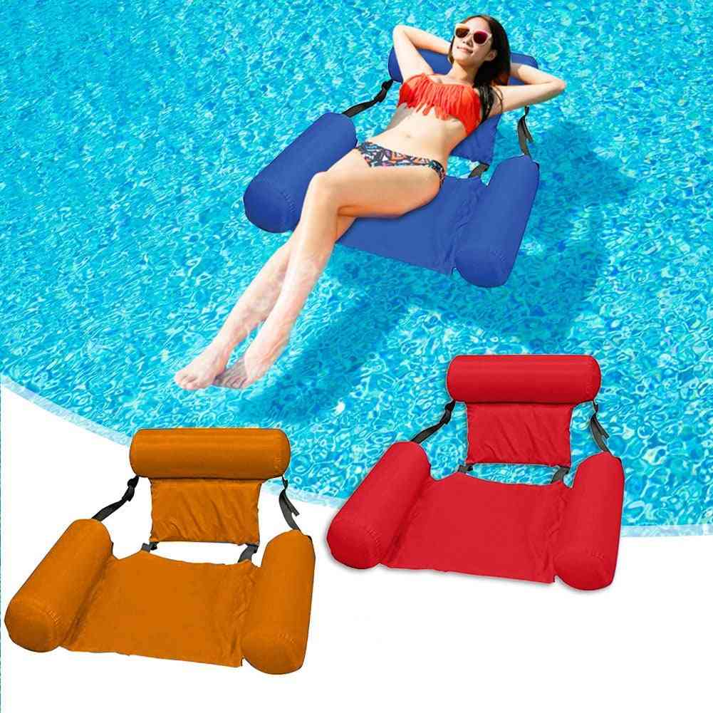 Summer Swim Inflatable Floating Water Mattresses Hammock Lounge Chairs