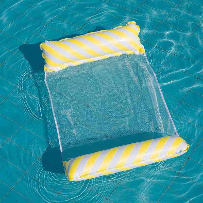 Vann oppblåsbar flytende seng - svømmebasseng flytende stol luftmadrasser seng tilbehør