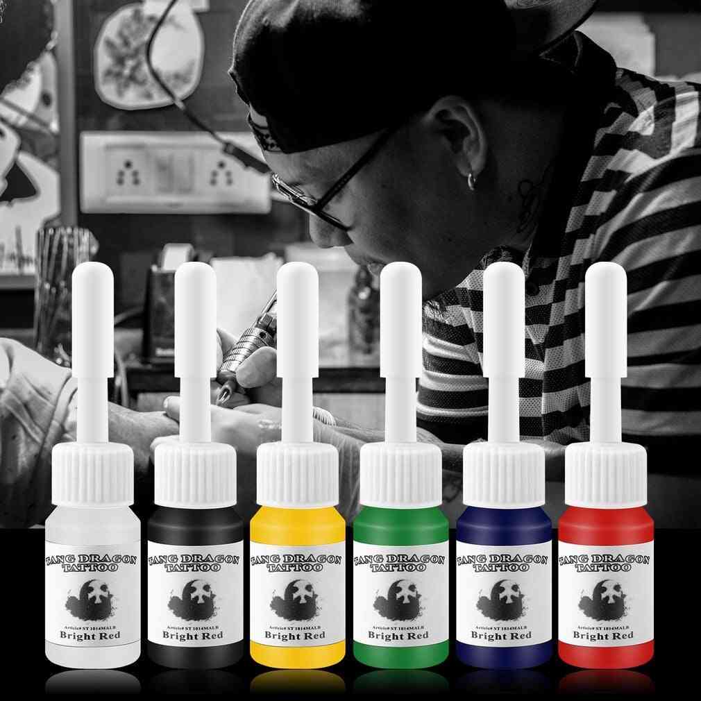 Tatuering bläck pigment professionella set kit målar flaskor