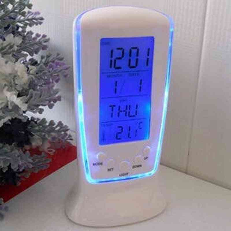 Digital Calendar Temperature Led Digital Alarm Clock
