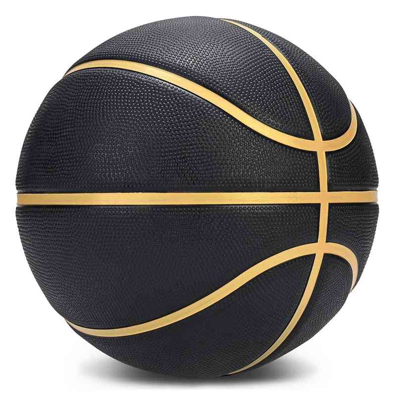Rubber Black Basketball For Youth Teens