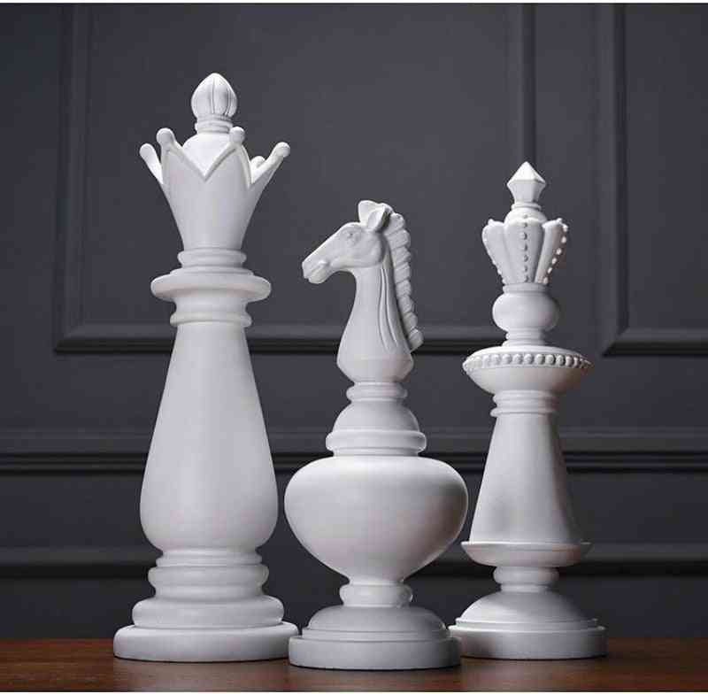 Ornaments Large Figurines  Home Decoration Crafts Chess Set Table