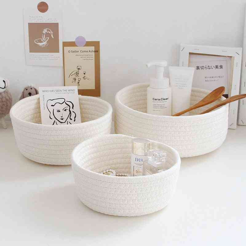 Nordic Cotton Rope Storage Baskets